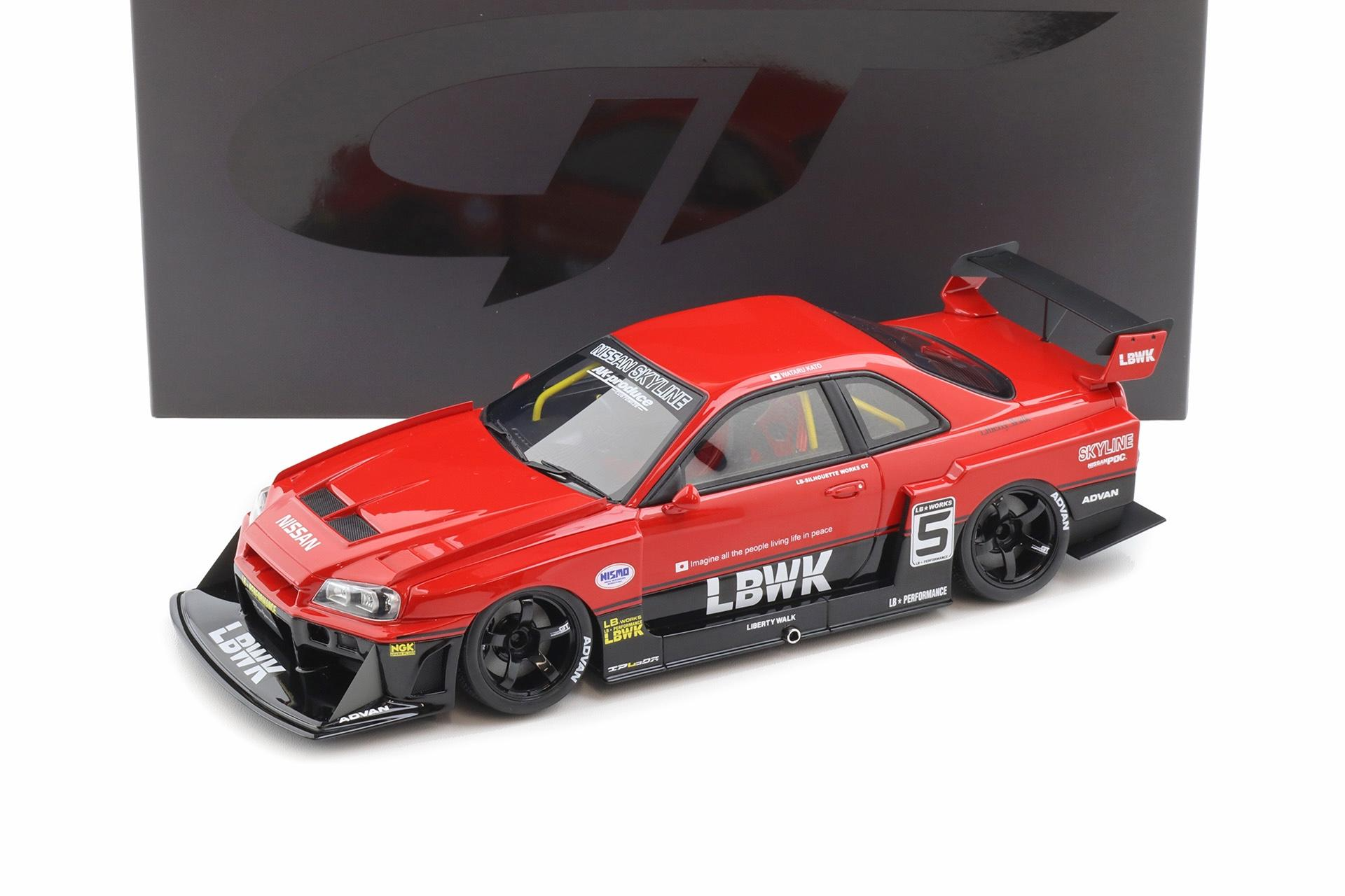 1/18 GT-SPIRIT - NISSAN - SKYLINE GT-R (R34) N 5 LBWK SUPER SILHOUETTE 2020 - GT570