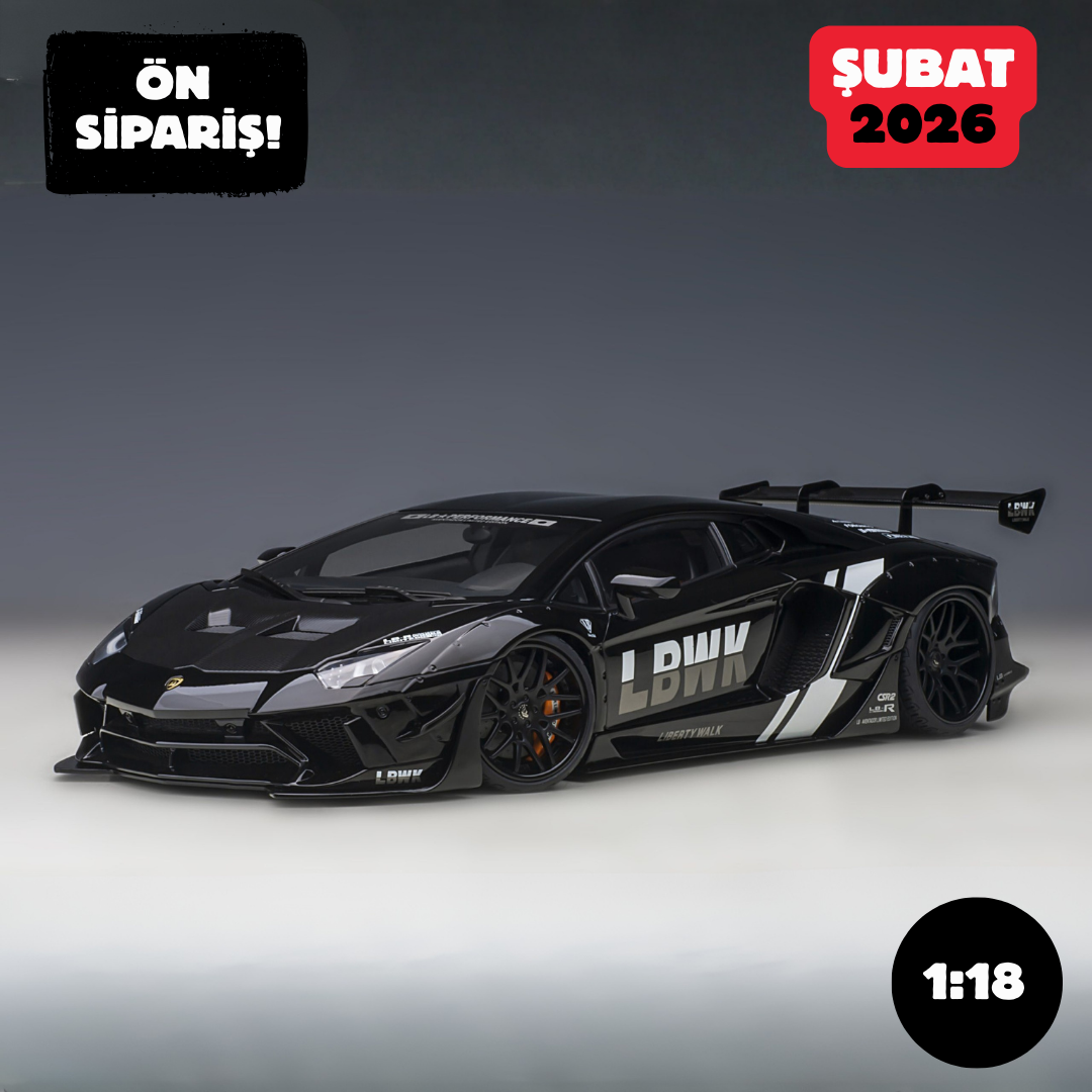 Ön Sipariş - 1/18 AUTOart Liberty Walk LB-Works Lamborghini Aventador Limited Edition (LBWK Livery)