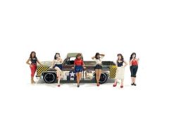 1/64 pin up girls mijo figure set, various