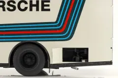 SCHUCO - MERCEDES BENZ - O317 TRUCK CAR TRANSPORTER PORSCHE MARTINI RACING 1968