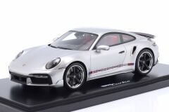 SPARK-MODEL - PORSCHE - 911 992 TURBO COUPE 2023 - FIRST TURBO REMASTERED - CON VETRINA - WITH SHOWCASE