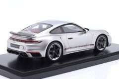 SPARK-MODEL - PORSCHE - 911 992 TURBO COUPE 2023 - FIRST TURBO REMASTERED - CON VETRINA - WITH SHOWCASE