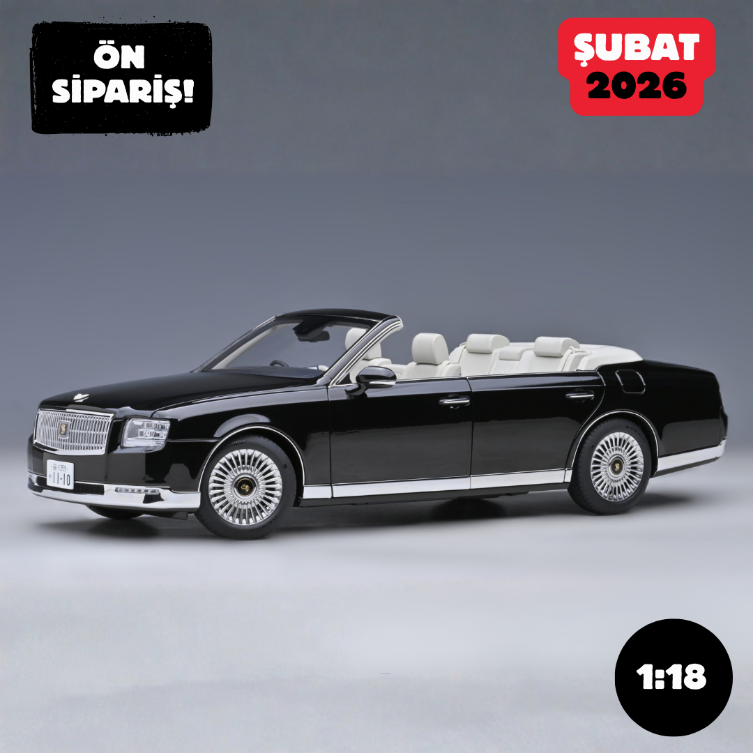 Ön Sipariş - 1/18 AUTOart Toyota Century Convertible (Black) - 79531