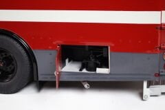 1/18 SCHUCO - MERCEDES BENZ - O317 TRUCK CAR TRANSPORTER PORSCHE MOTORSPORT RENNTRANSPORTER 1968