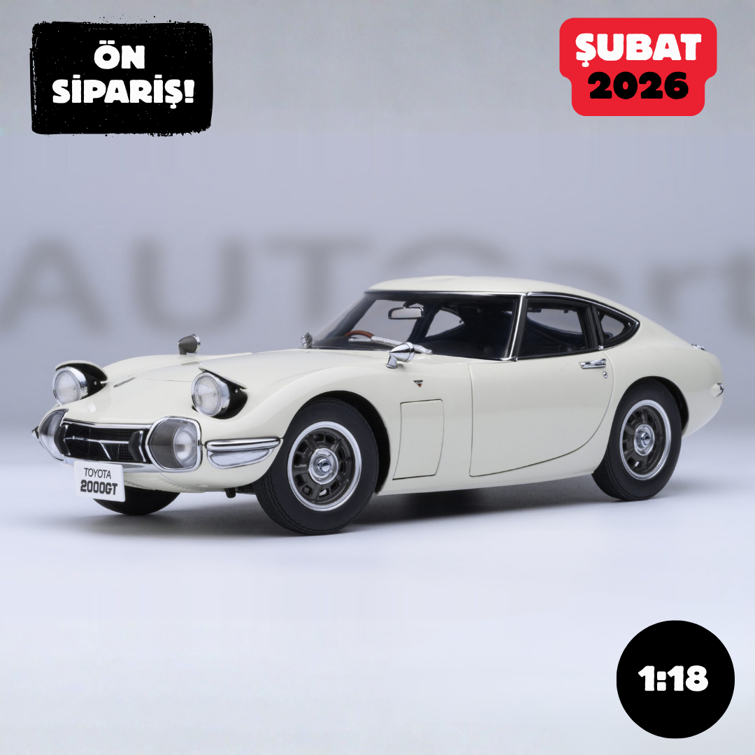 Ön Sipariş - 1/18 AUTOart Toyota 2000GT 1967 (White) - 79546