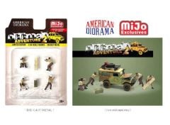 1/64 off road adventure mijo figure set #2, various
