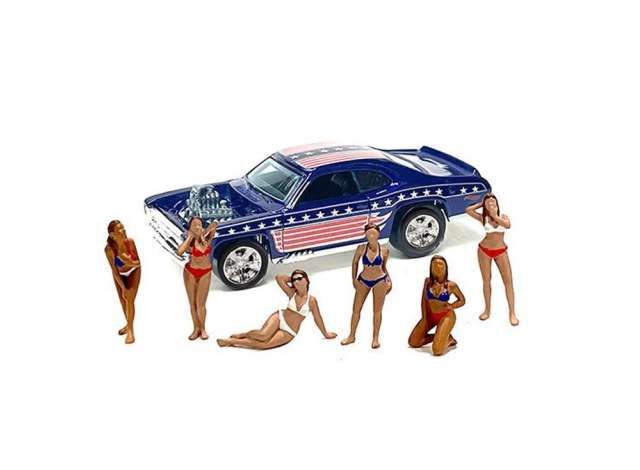 1/64 patriot girls mijo figure set, various