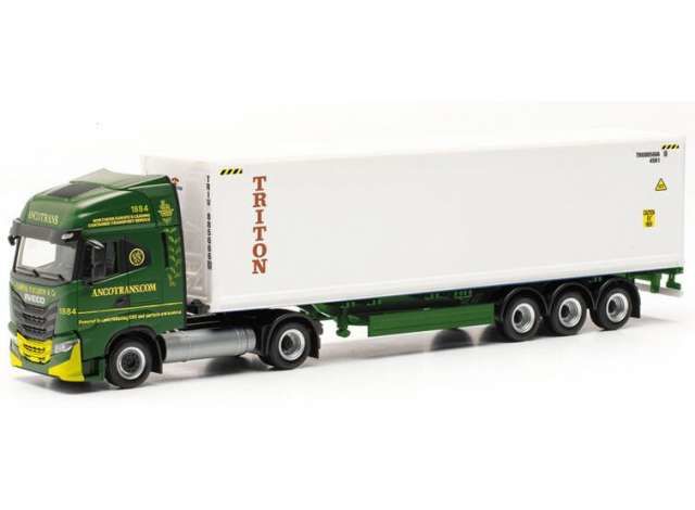 1/87 Iveco S-Way LNG C.Sz. Ancotrans *TRITON*, white/green