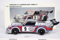 1/18 AUTOART - PORSCHE - 911 930 CARRERA RSR TURBO 2.1 TEAM MARTINI & ROSSI RACING N 9 2nd 6h WATKINS GLEN 1974 G.V.LENNEP - H.MULLER