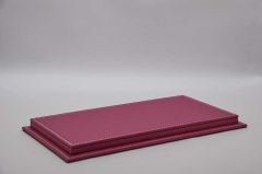 Atlantic Case 10236 Mulhouse 1:18 Ölçek Pembe Deri Tabanlı Sergileme Ünitesi