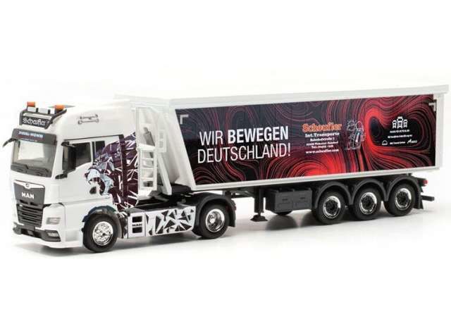1/87 MAN TGX GX St.Sz. Scheufler *Wir bewegen Deutschland*, red/black