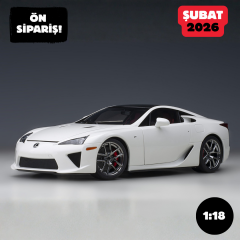 Ön Sipariş - 1/18 AUTOart Lexus LFA (Whitest White/Carbon) - 78851