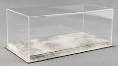 LYRD BOX 1:18 ÖLÇEK MERMER CLOUD DERİ SERGİLEME STANDI - (GRAY DİKİŞ) LY133