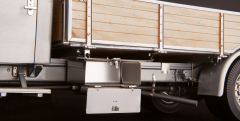 CMC - MERCEDES BENZ - LO2750 PLATFORM TRUCK WITH WOODEN BOX CAR TRANSPORTER 1936