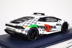 1/18 LOOKSMART - LAMBORGHINI - HURACAN LP610-4 SAFETY CAR IMOLA WORLD FINAL 2017 - CON VETRINA - WITH SHOWCASE