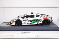 1/18 LOOKSMART - LAMBORGHINI - HURACAN LP610-4 SAFETY CAR IMOLA WORLD FINAL 2017 - CON VETRINA - WITH SHOWCASE