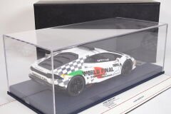 1/18 LOOKSMART - LAMBORGHINI - HURACAN LP610-4 SAFETY CAR IMOLA WORLD FINAL 2017 - CON VETRINA - WITH SHOWCASE