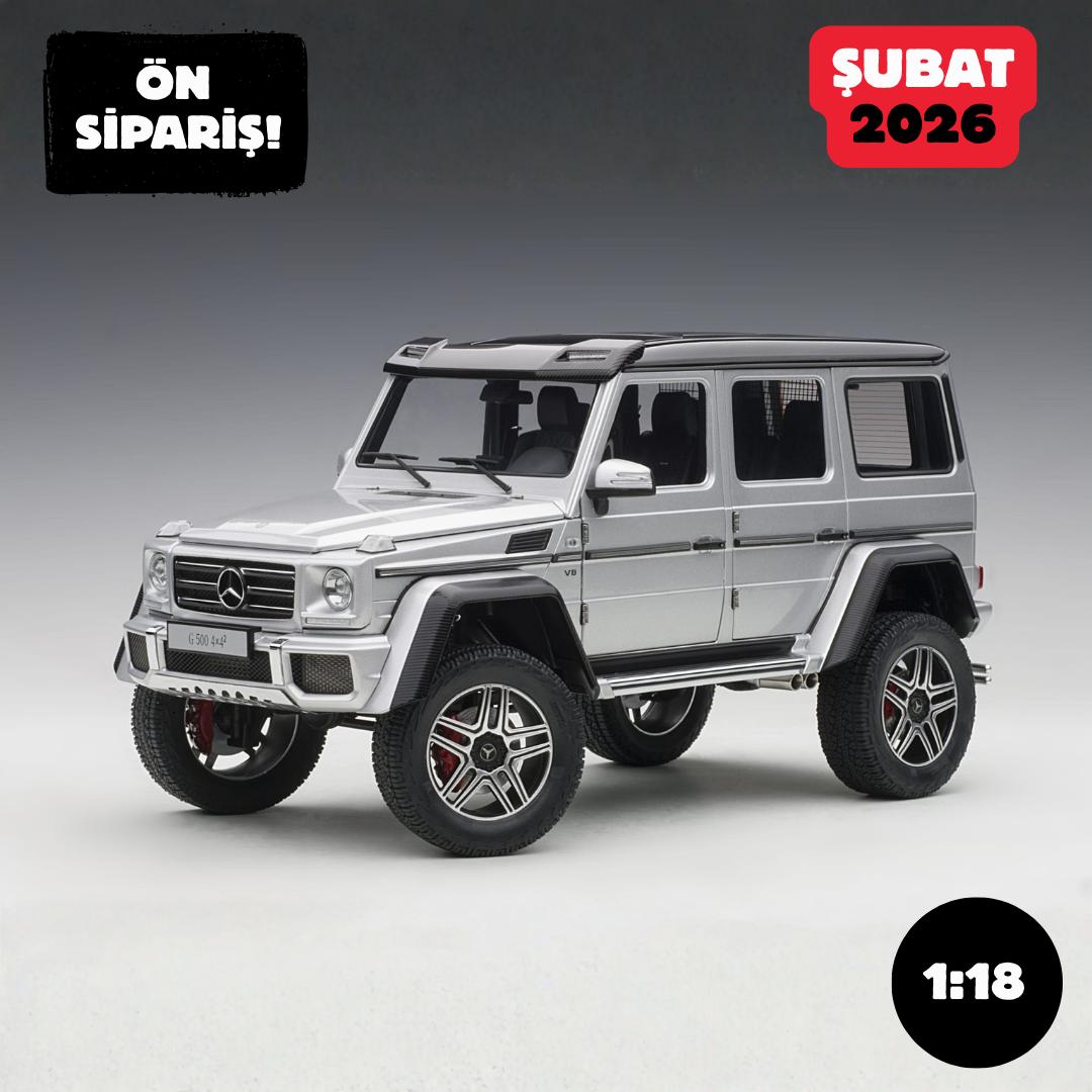 Ön Sipariş - 1/18 AUTOart Mercedes-Benz G500 4×4² (Iridium Silver Metallic)