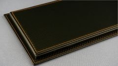 LYRD BOX 1:18 ÖLÇEK CARBON GREEN DERİ SERGİLEME STANDI - (TURUNCU DİKİŞ) LY136