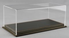 LYRD BOX 1:18 ÖLÇEK CARBON GREEN DERİ SERGİLEME STANDI - (TURUNCU DİKİŞ) LY136