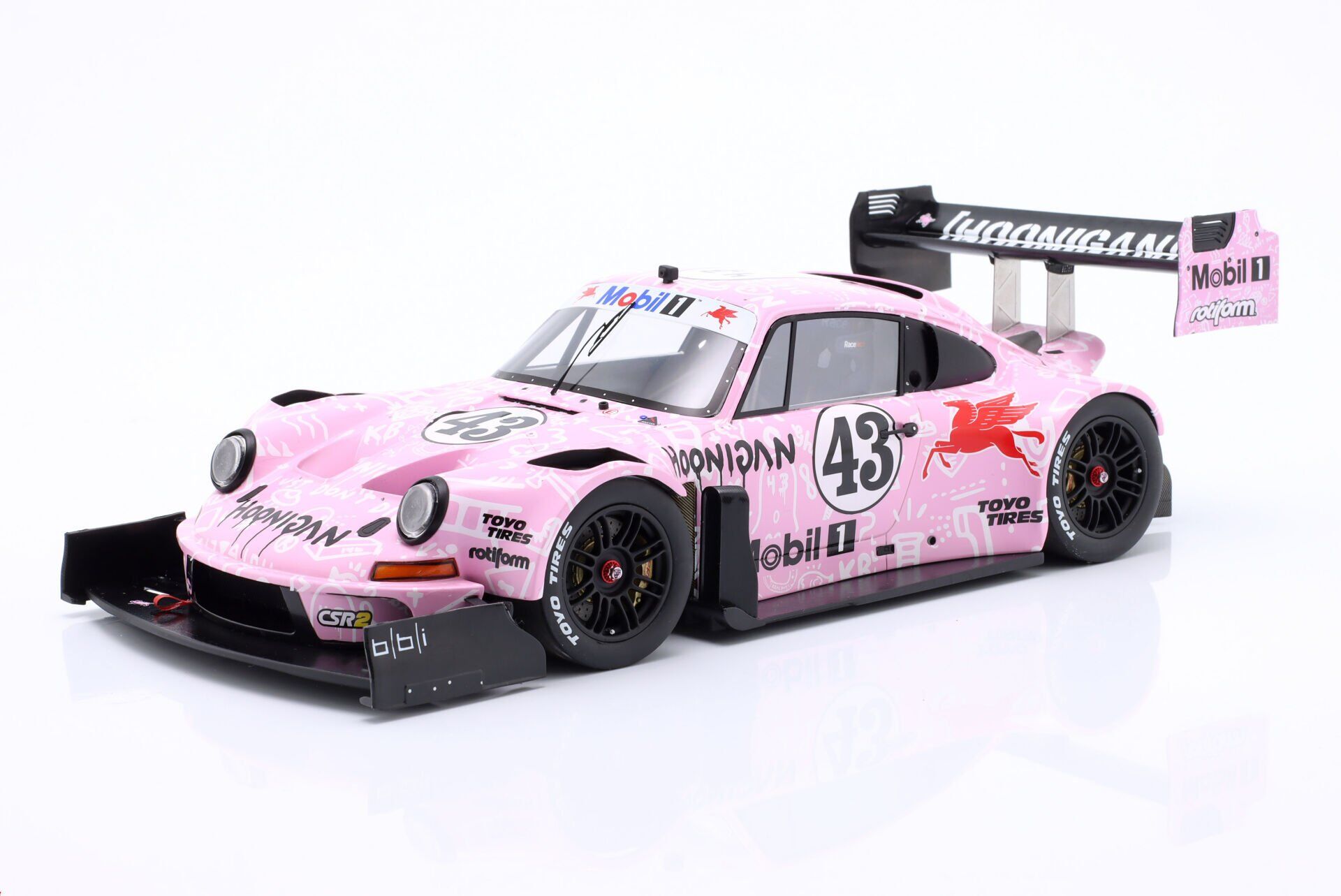 SPARK-MODEL - PORSCHE - 911 (912 BASE) HOONIPIGASUS 1400hp N 43 RALLY PIKES PEAK HILL CLIMB 2022 KEN BLOCK