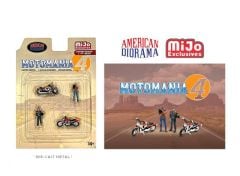1/64 motomania #4 figure set, various