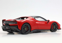 1/18 BBR Ferrari 296 Speciale Rosso Corsa with black roof - P18269B1