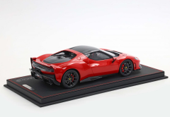 1/18 BBR Ferrari 296 Speciale Rosso Corsa with black roof - P18269B1