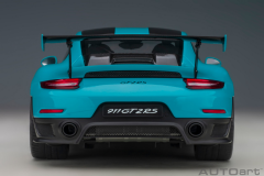 Ön Sipariş - 1/18 AUTOart Porsche 911 (991.2) GT2 RS Weissach Package (Miami Blue)