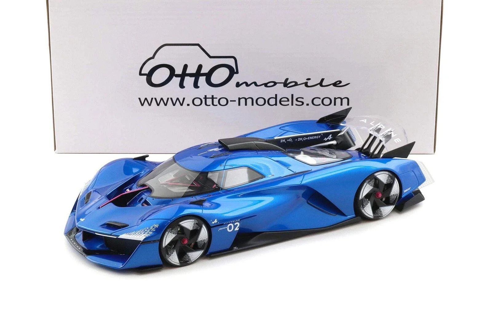 1/18 OTTO Alpine Alpenglow HY6 Specular Blue 2024 Concept - OT1213