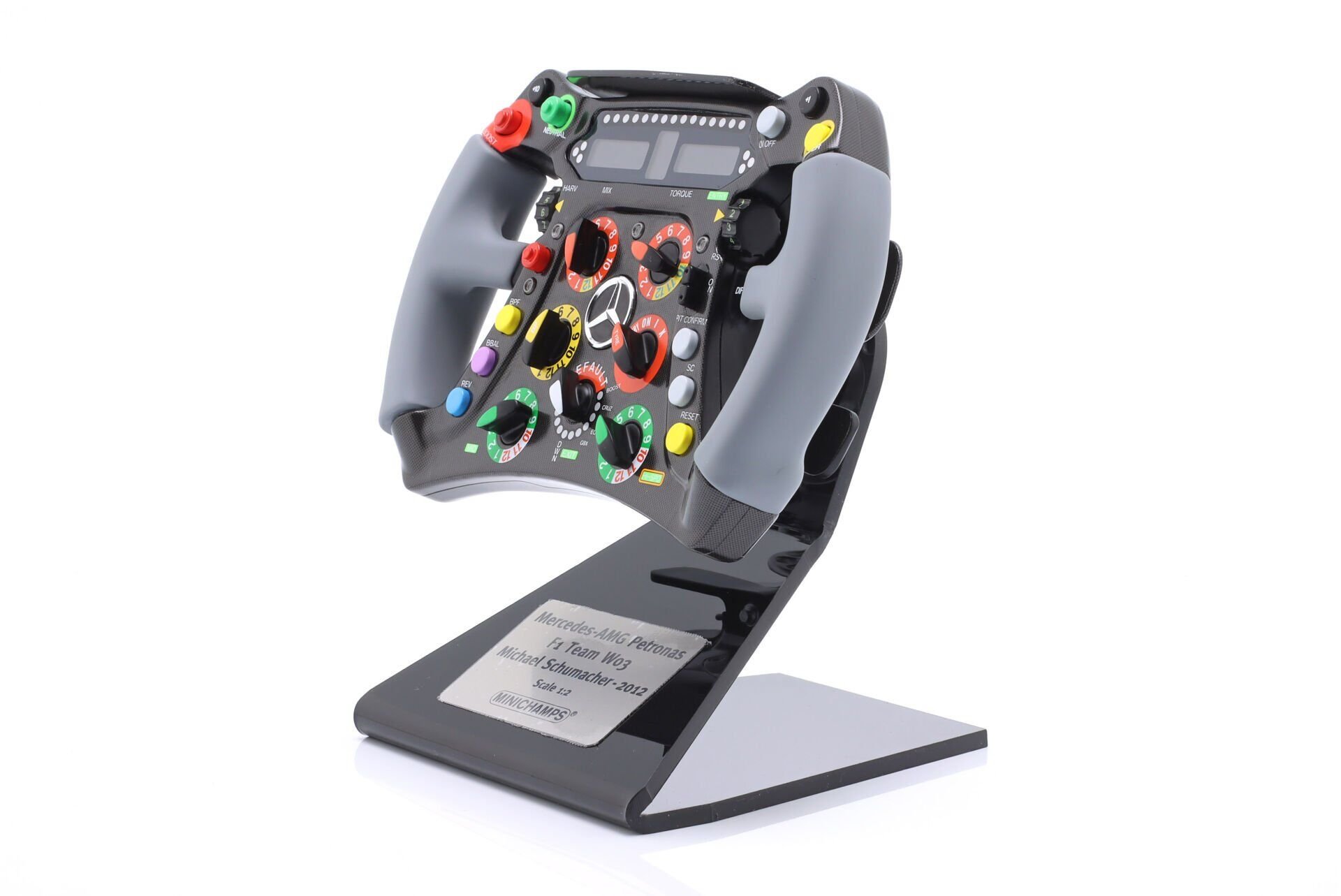 MINICHAMPS - ACCESSORIES - STEERING WHEEL - VOLANTE F1 MERCEDES GP MGPW03 PETRONAS SEASON 2012 MICHAEL SCHUMACHER