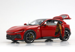 Ön Sipariş - 1/43 BBR Ferrari Purosangue panoramic roof for full open exposition Rosso Corsa - HE43002BST