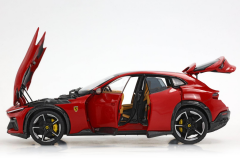 Ön Sipariş - 1/43 BBR Ferrari Purosangue panoramic roof for full open exposition Rosso Corsa - HE43002BST