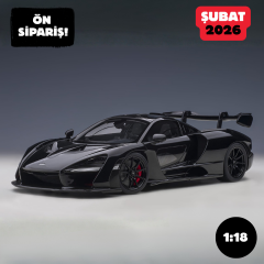 Ön Sipariş - 1/18 AUTOart McLaren Senna (Stealth Cosmos)