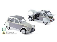 1985 Citroën 2 CV Dolly, meije white & cormoran grey