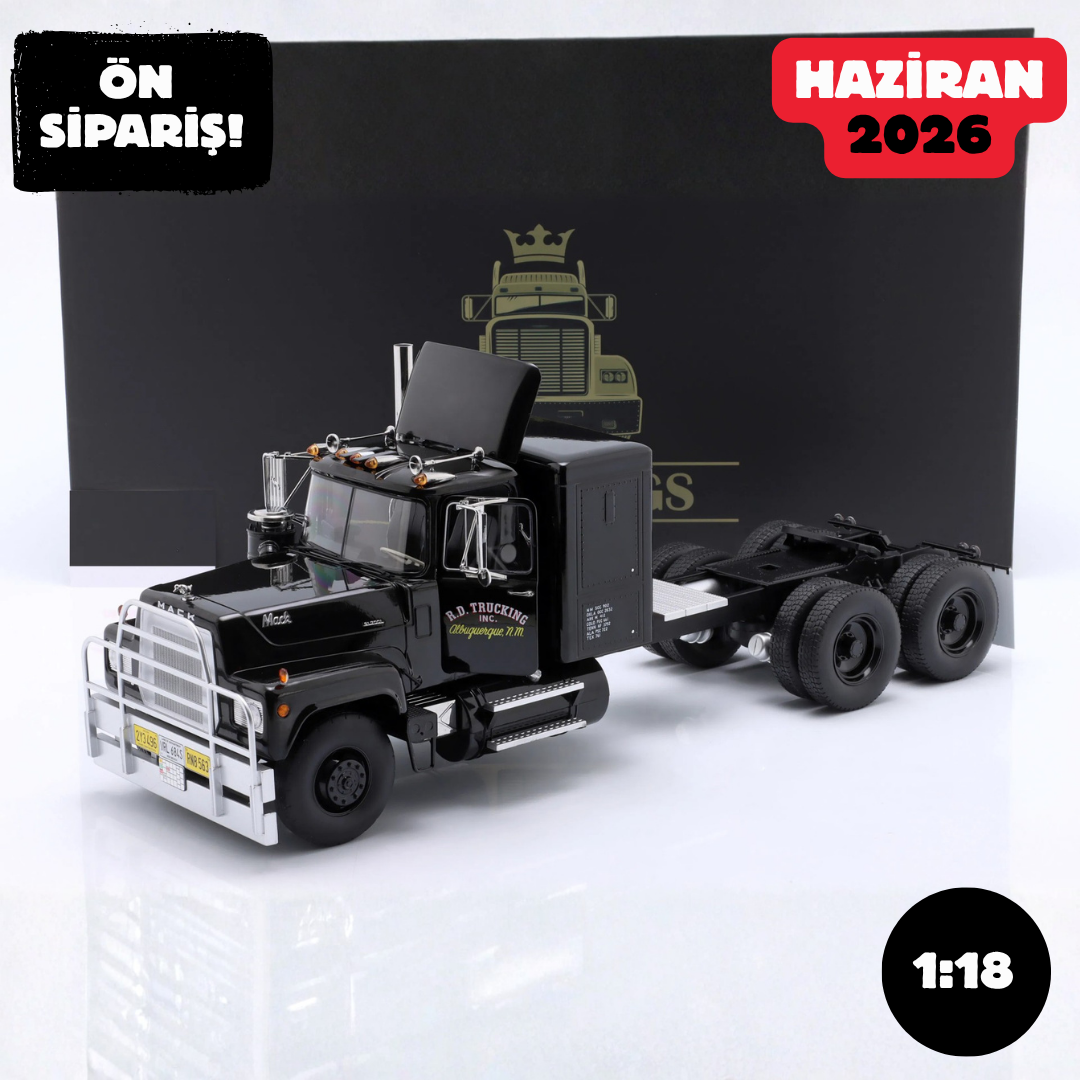 Ön Sipariş - 1/18 ROAD-KINGS - MACK - RL700L TRACTOR TRUCK 3-ASSI 1974