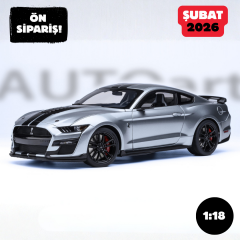 Ön Sipariş - 1/18 AUTOart Ford Shelby Mustang GT500 (Iconic Silver)