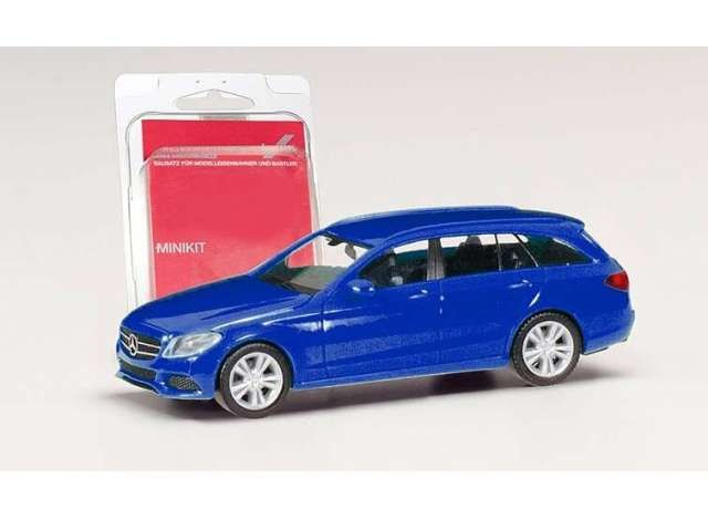 1/87 Mercedes Benz C-Class Combi (Minikit), blue