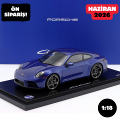 Ön Sipariş - 1/18 SPARK Porsche 911 (992.2) Carrera T Club Coupe club blue - WAP0210650TPCA