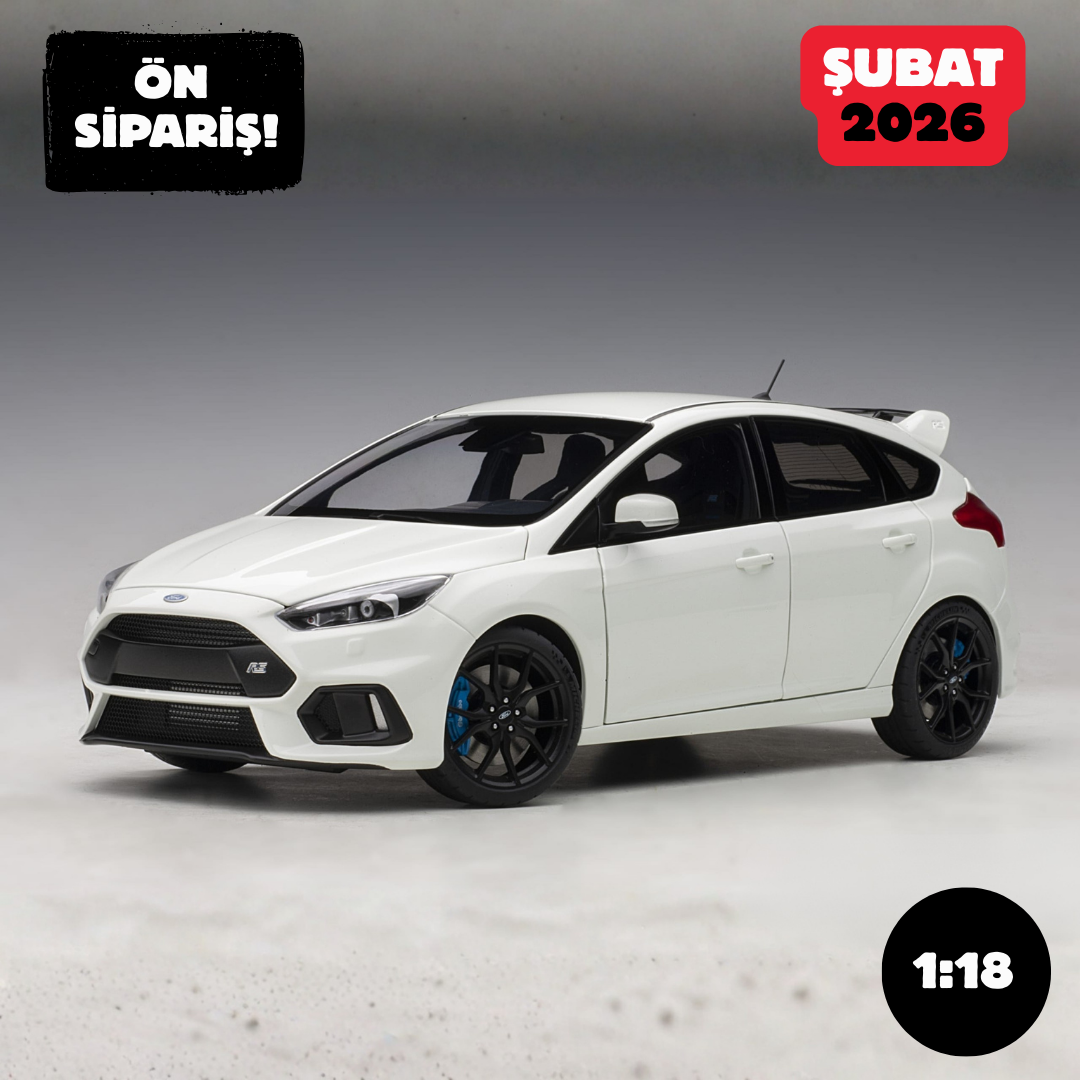 Ön Sipariş - 1/18 AUTOart Ford Focus RS 2016 (Frozen White)