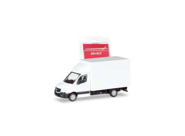 1/87 Mercedes Benz Sprinter + Kofferaufbau (Minikit), white