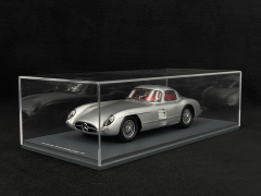 Ön Sipariş - 1/18 Schuco Mercedes-Benz 300S LR Uhlenhaut Coupe 1955 Silver Grey - 18U00069