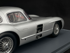 Ön Sipariş - 1/18 Schuco Mercedes-Benz 300S LR Uhlenhaut Coupe 1955 Silver Grey - 18U00069