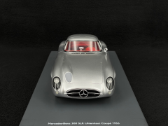 Ön Sipariş - 1/18 Schuco Mercedes-Benz 300S LR Uhlenhaut Coupe 1955 Silver Grey - 18U00069
