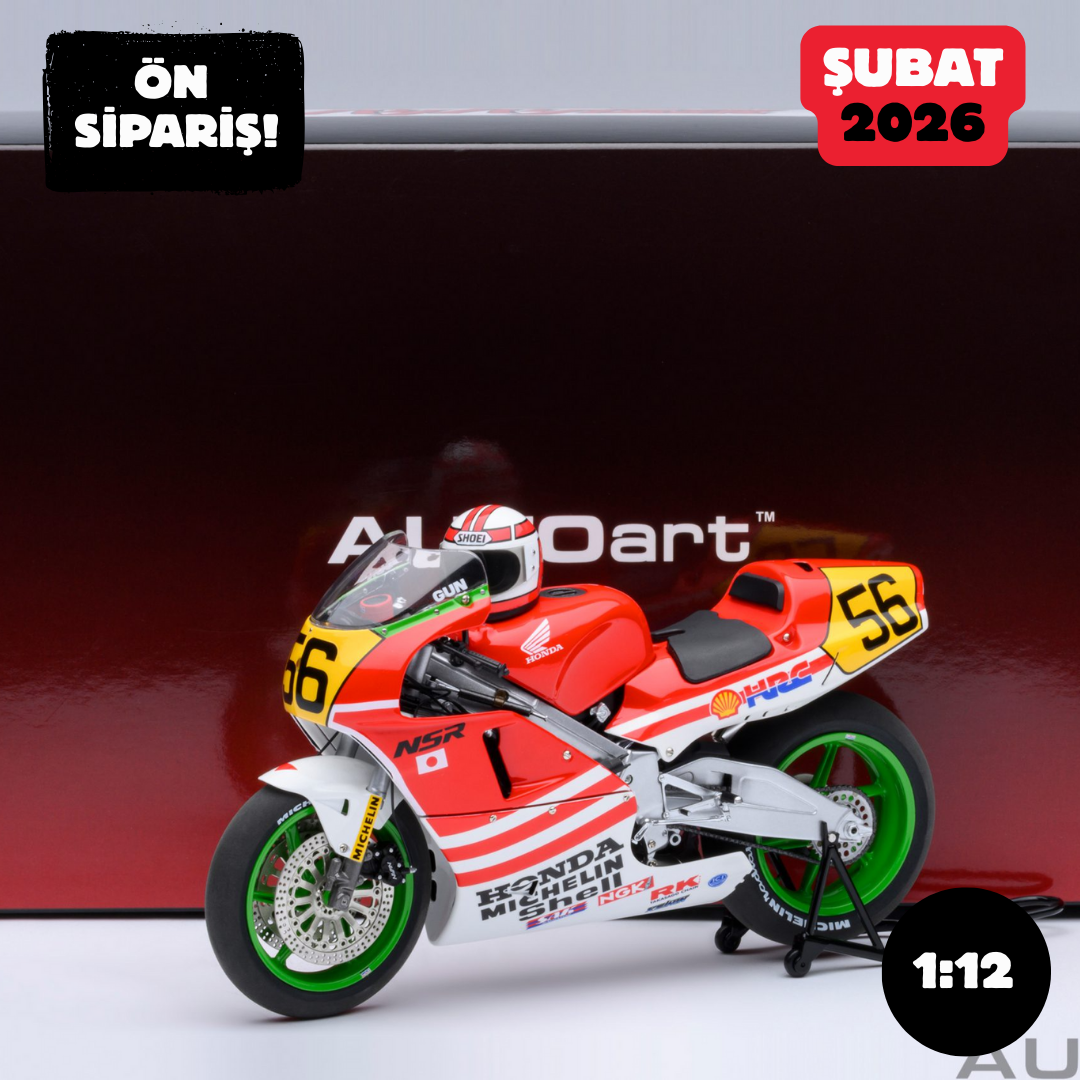 Ön Sipariş - 1/12 AUTOart Honda NSR500 WGP500 #56 “Baribari Legend” -  12566