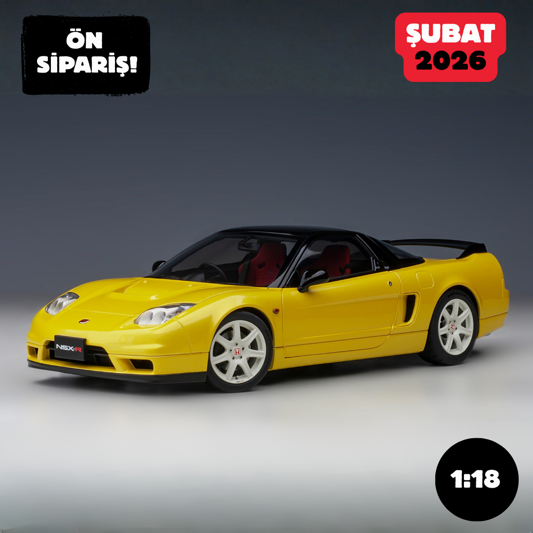 Ön Sipariş - 1/18 AUTOart Honda NSX-R (NA2) (Indy Yellow Pearl) - 73214