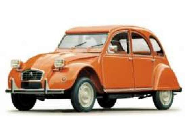 1975 Citroen 2CV 6, orange