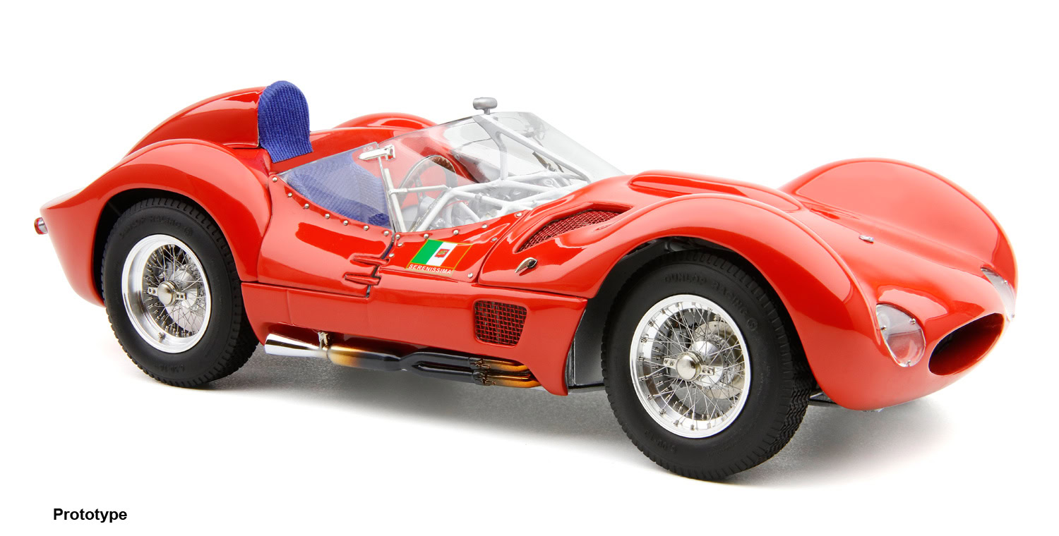 1/18 CMC - MASERATI - TIPO 61 2.9L S4 SPIDER BIRDCAGE GOODWOOD REVIVAL 2008