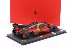 BBR-MODELS - FERRARI - 499P 3.0L TURBO V6 TEAM FERRARI AF CORSE N 51 WINNER 24h LE MANS (DIRTY VERSION - END OF RACE) 2023 ALESSANDRO PIER GUIDI - JAMES CALADO - ANTONIO GIOVINAZZI