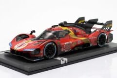 BBR-MODELS - FERRARI - 499P 3.0L TURBO V6 TEAM FERRARI AF CORSE N 51 WINNER 24h LE MANS (DIRTY VERSION - END OF RACE) 2023 ALESSANDRO PIER GUIDI - JAMES CALADO - ANTONIO GIOVINAZZI